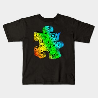 LGBT Autism Awareness ASD Superhero T-Shirt Kids T-Shirt